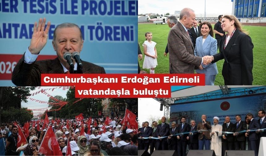 Erdoğan, Asırlık Selimiye Camii'ni açtı