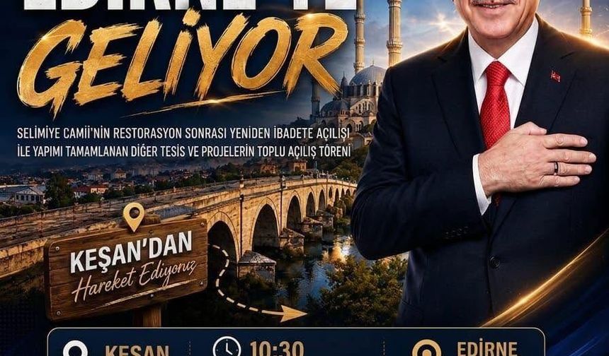 Savaş Pekdemir’den Cumhurbaşkanı’nın Edirne mitingi için çağrı