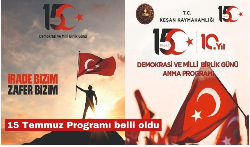 15 Temmuz  Anma programı açıklandı