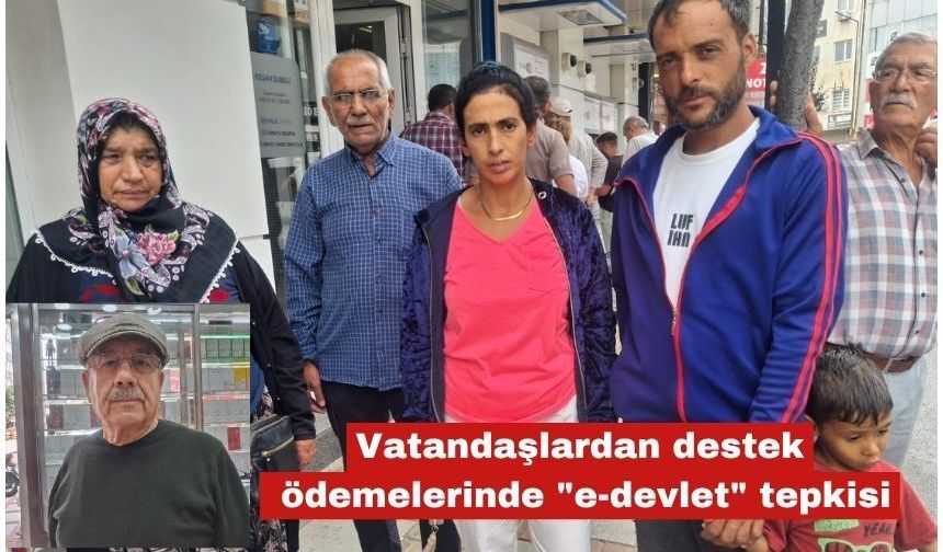 Vatandaşlardan destek ödemelerinde "e-devlet" tepkisi