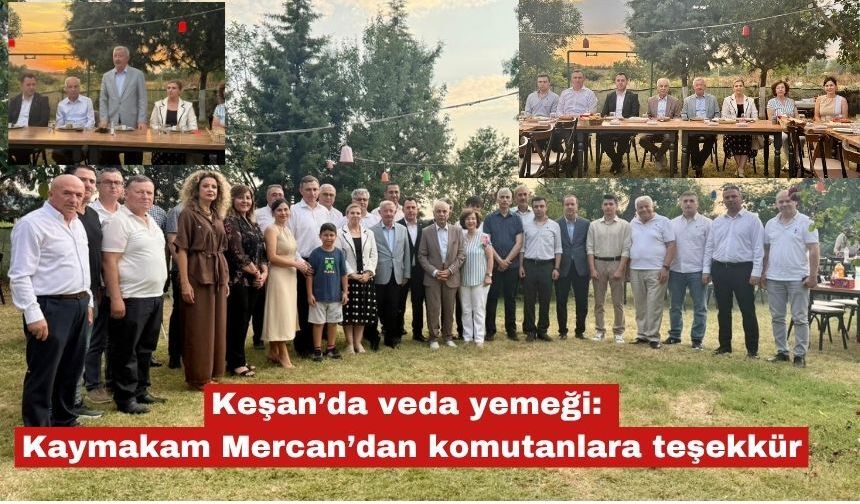 Kaymakam Mercan’dan komutanlara teşekkür
