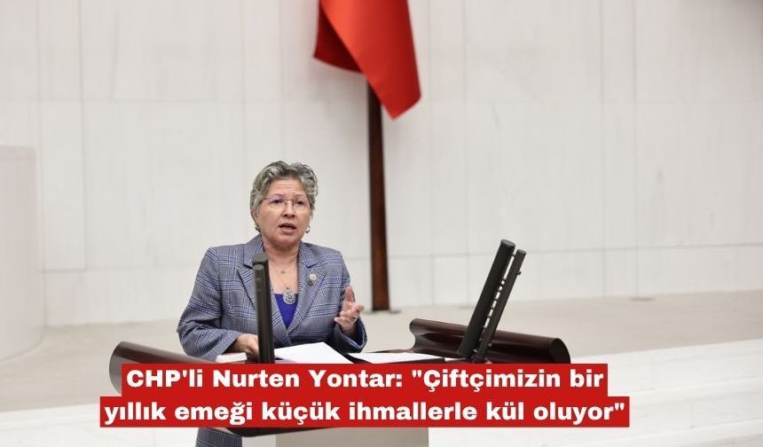 Yontar: "Çiftçimizin bir yıllık emeği kül oluyor"