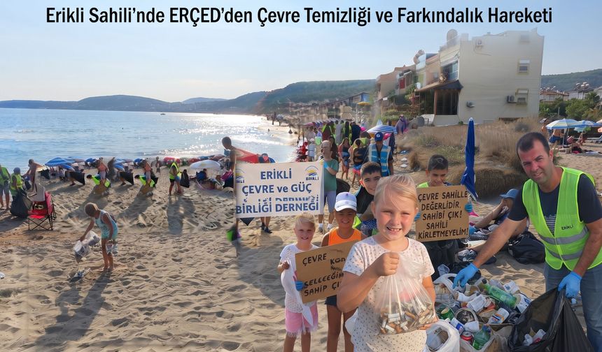 ERÇED’den çevre temizliği ve farkındalık hareketi