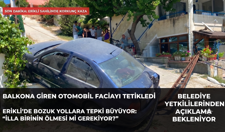 Erikli'deki kazada facidan kılpayı dönüldü