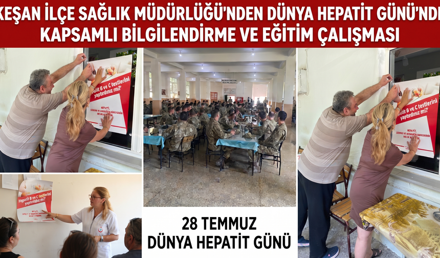 Dünya Hepatit Günü’nde bilgilendirme ve eğitim çalışması