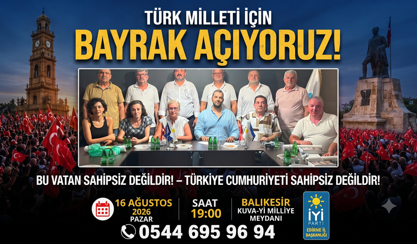 İYİ Parti İlçe Başkanları Keşan'da toplandı