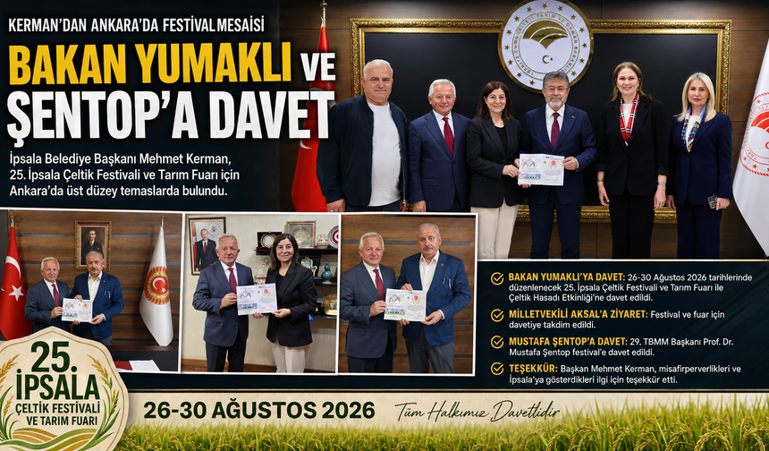 Kerman'dan Bakan Yumaklı ve Şentop’a davet