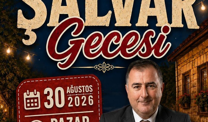 1. Mecidiye Köyü Şalvar Gecesi, yarın akşam