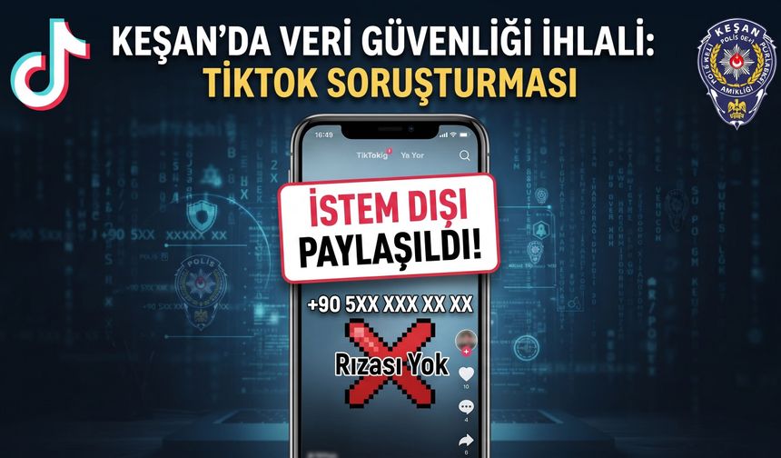 Telefon numarası TikTok'ta paylaşıldı!