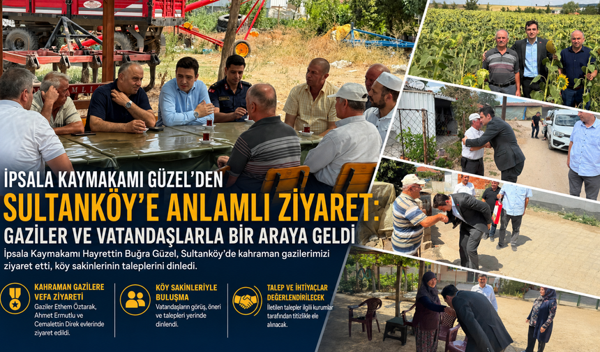 Güzel "Gaziler ve vatandaşlarla bir araya geldi"