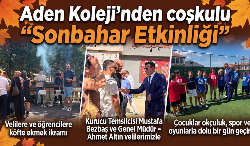 Aden Koleji’nden coşkulu “Sonbahar Etkinliği”