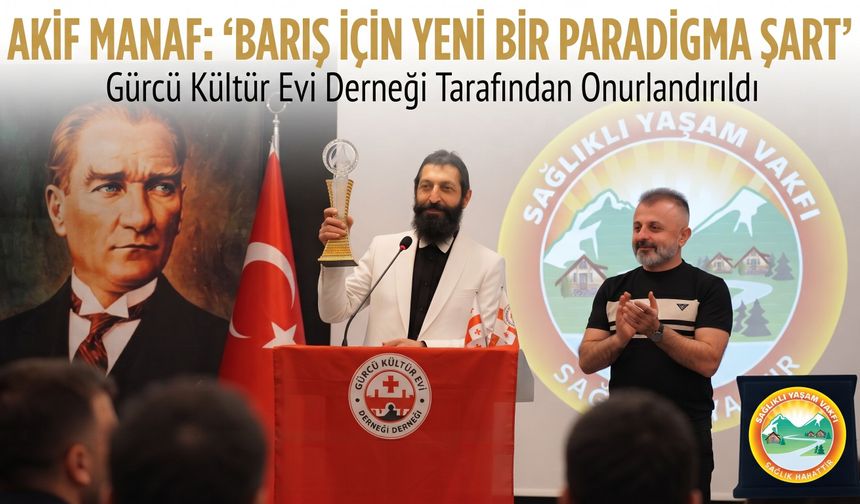 Akif Manaf, “Sanat ve Barış Ödülü” ile onurlandırıldı