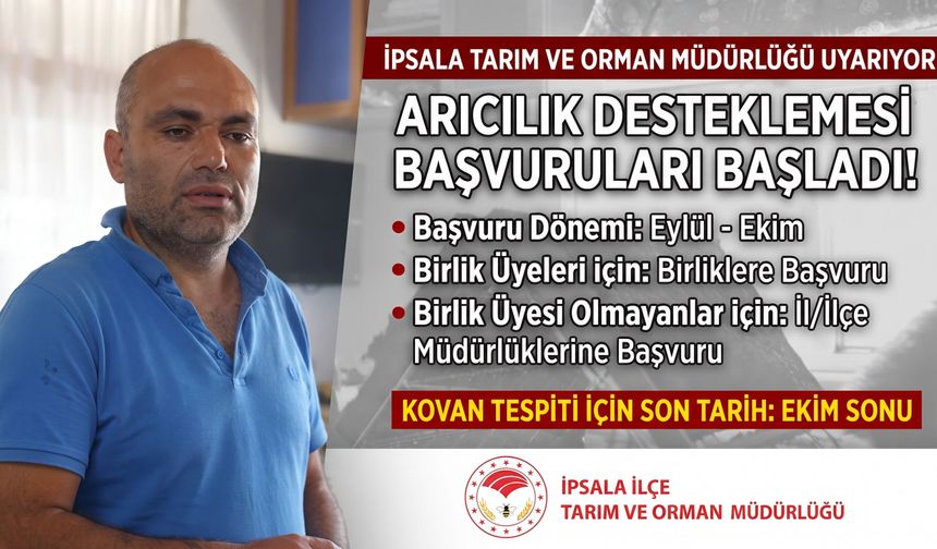 Arıcılık desteklemesi uyarısı: Başvurular başladı