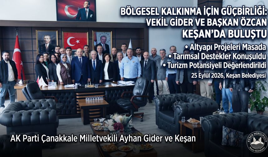Ayhan Gider’den Keşan Belediyesi’ne ziyaret