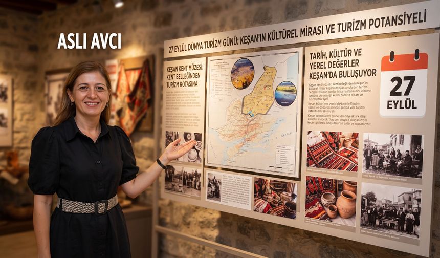 Aslı Avcı: “27 Eylül Dünya Turizm Günü kutlu olsun”
