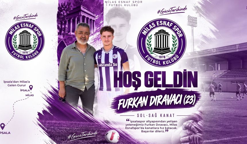 İpsala'nın gururu Furkan Dıravacı Milas Esnafspor’da