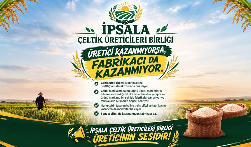 Çeltik Üreticilerinden acil çeltik fiyatı çağrısı!