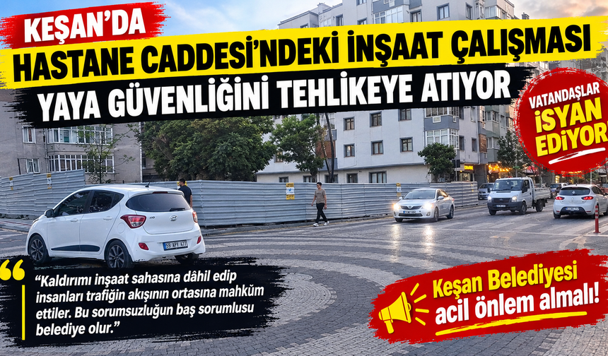 Kaldırım kaldırıldı vatandaş şikayetçi