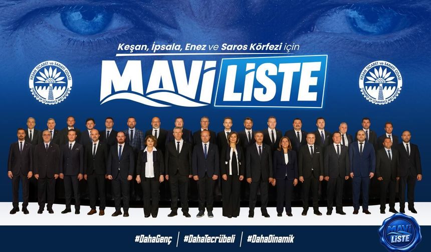 Keşan TSO’da Mavi liste meclis üyesi adaylarını açıkladı