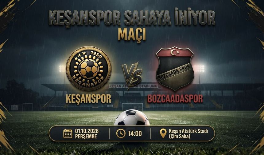 Keşanspor bugün Bozcaadaspor ile hazırlık maçı oynayacak