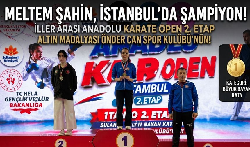 Meltem Şahin İstanbul’da şampiyon oldu