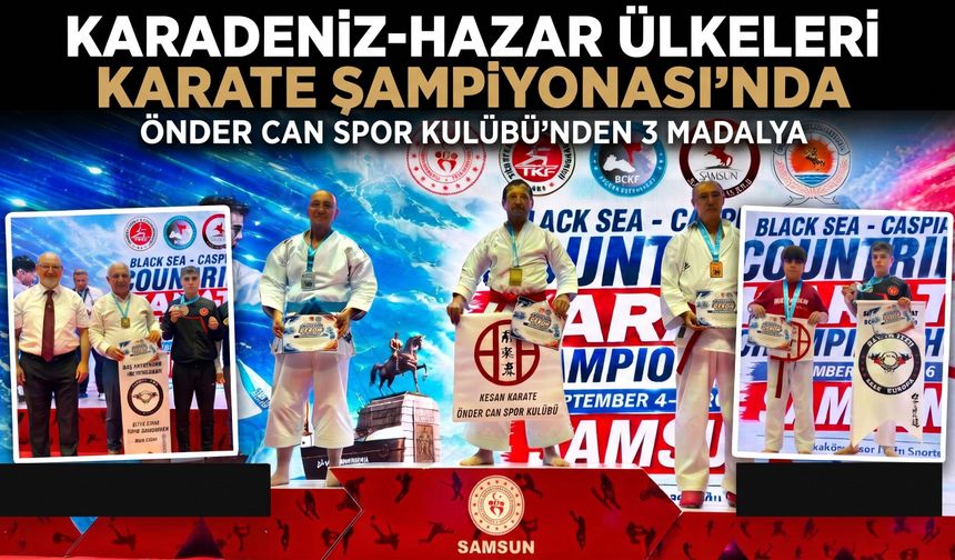 Önder Can Spor Kulübü’nden 3 madalya