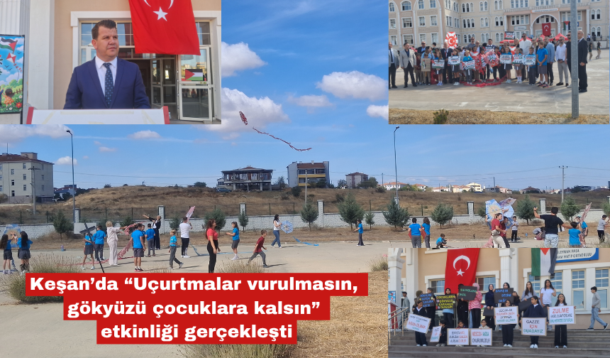 “Uçurtmalar vurulmasın, gökyüzü çocuklara kalsın” etkinliği