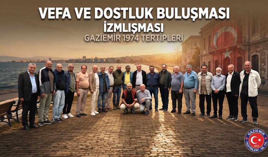 Asker arkadaşları Gaziemir'de 8.kez buluştu