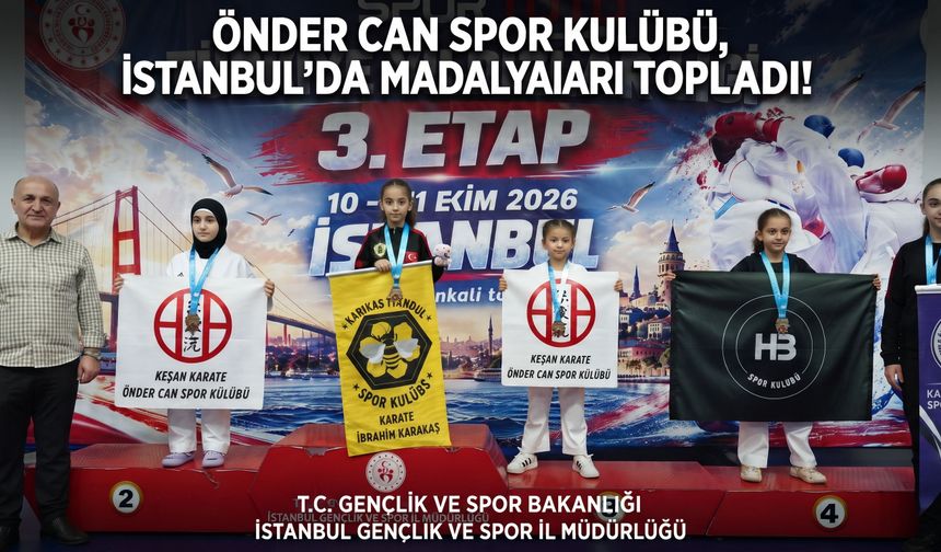 Önder Can Spor Kulübü’nden 18 madalya