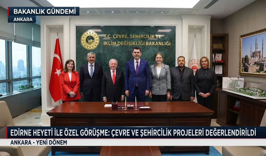 Mehmet Kerman  Bakan Murat Kurum ile görüştü