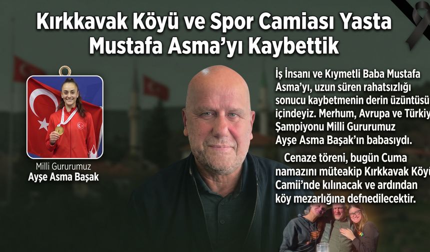 Spor Camiası yasta: Mustafa Asma’yı kaybettik