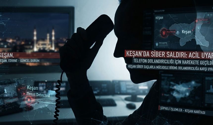 Keşan'da bilişim sistemi üzerinden dolandırıcılık girişimi