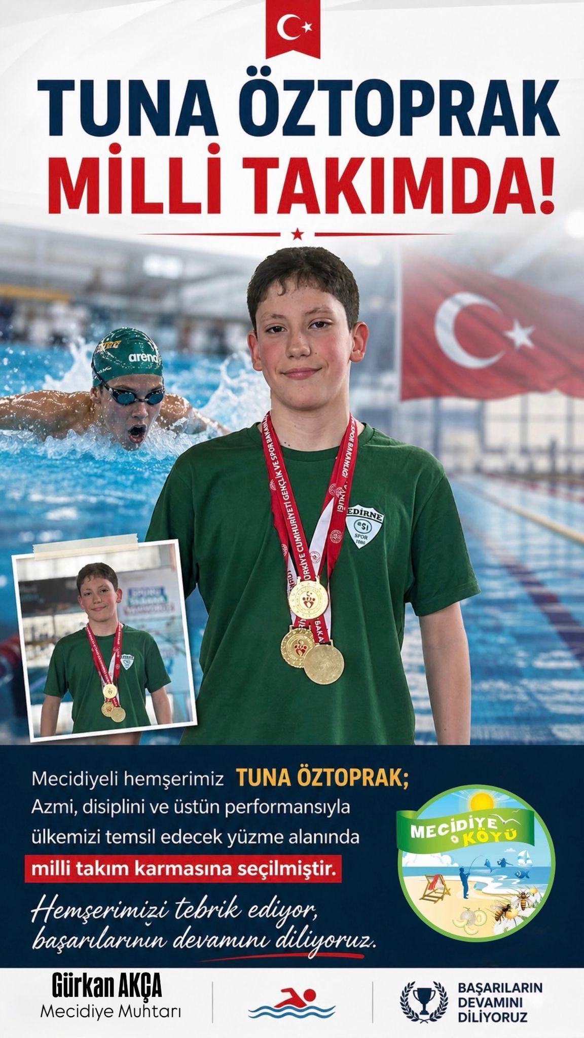 Öztoprak Yüzme Milli Takımında