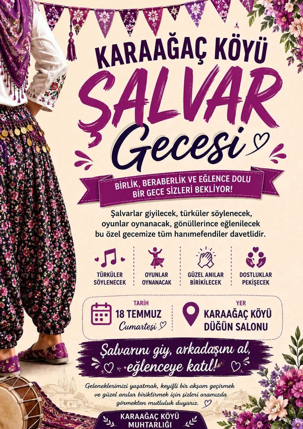Karaağaç Şalvar Gecesi