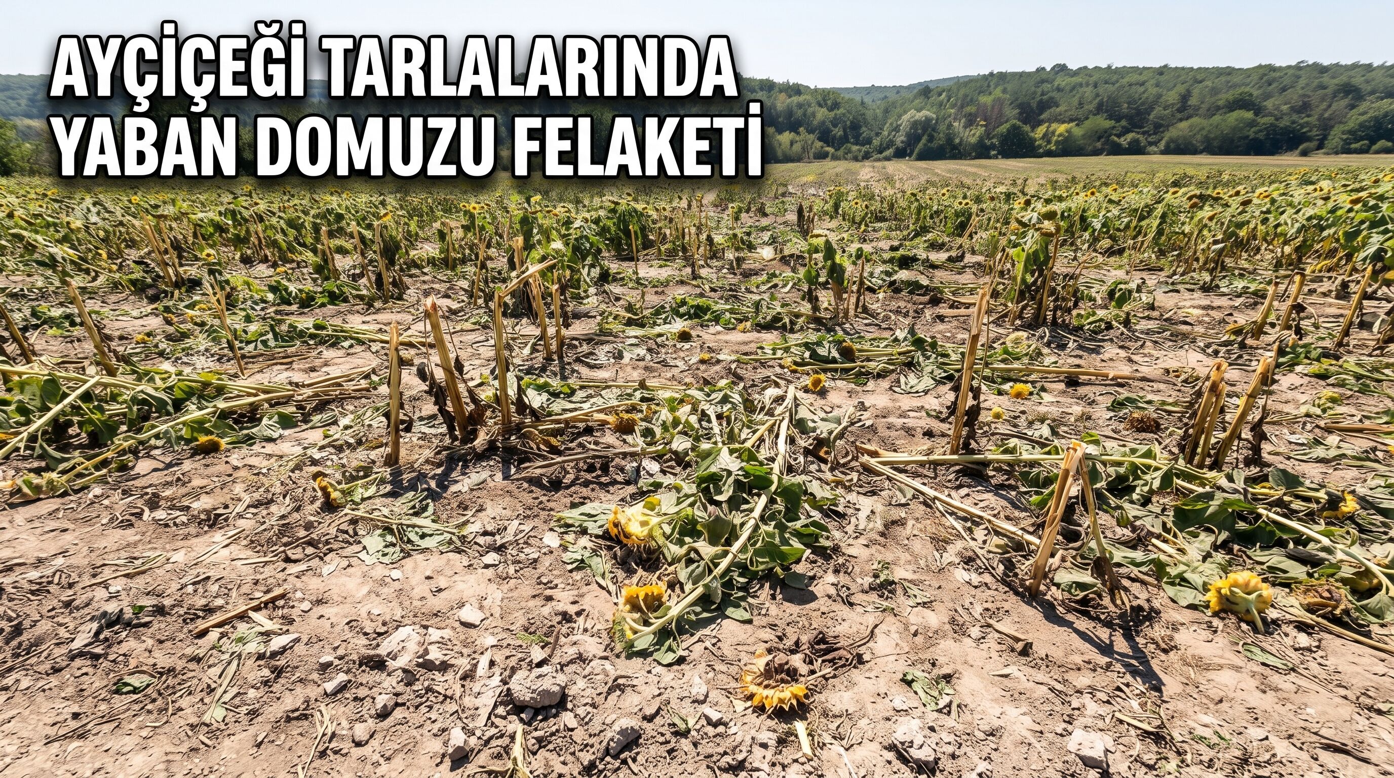 Çamlıca'da üreticilerin domuz kabusu