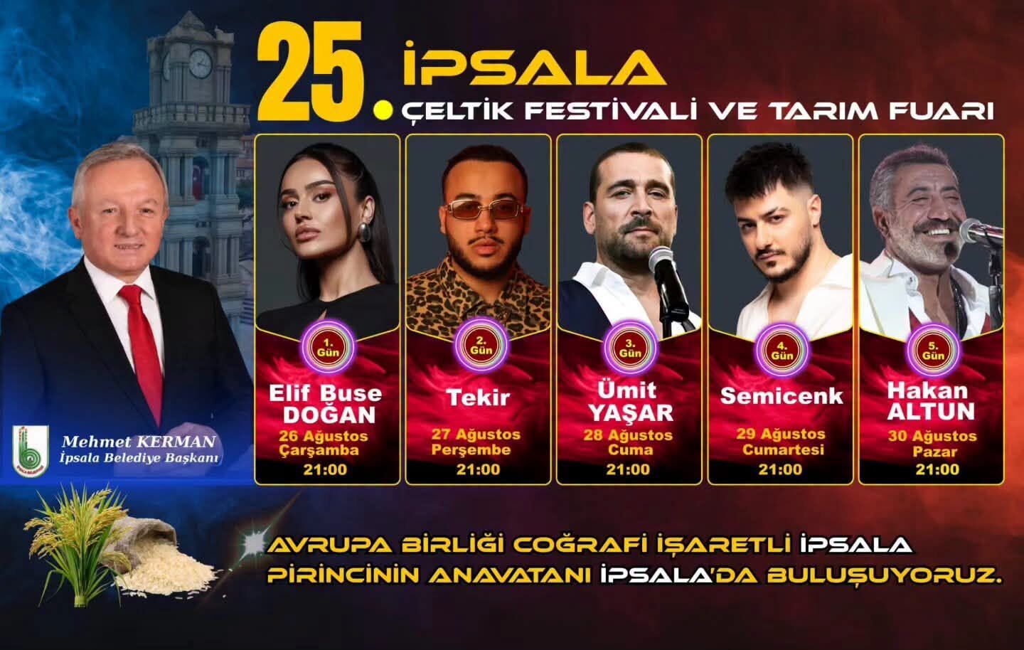 İpsala’da festival heyecanı başlıyor