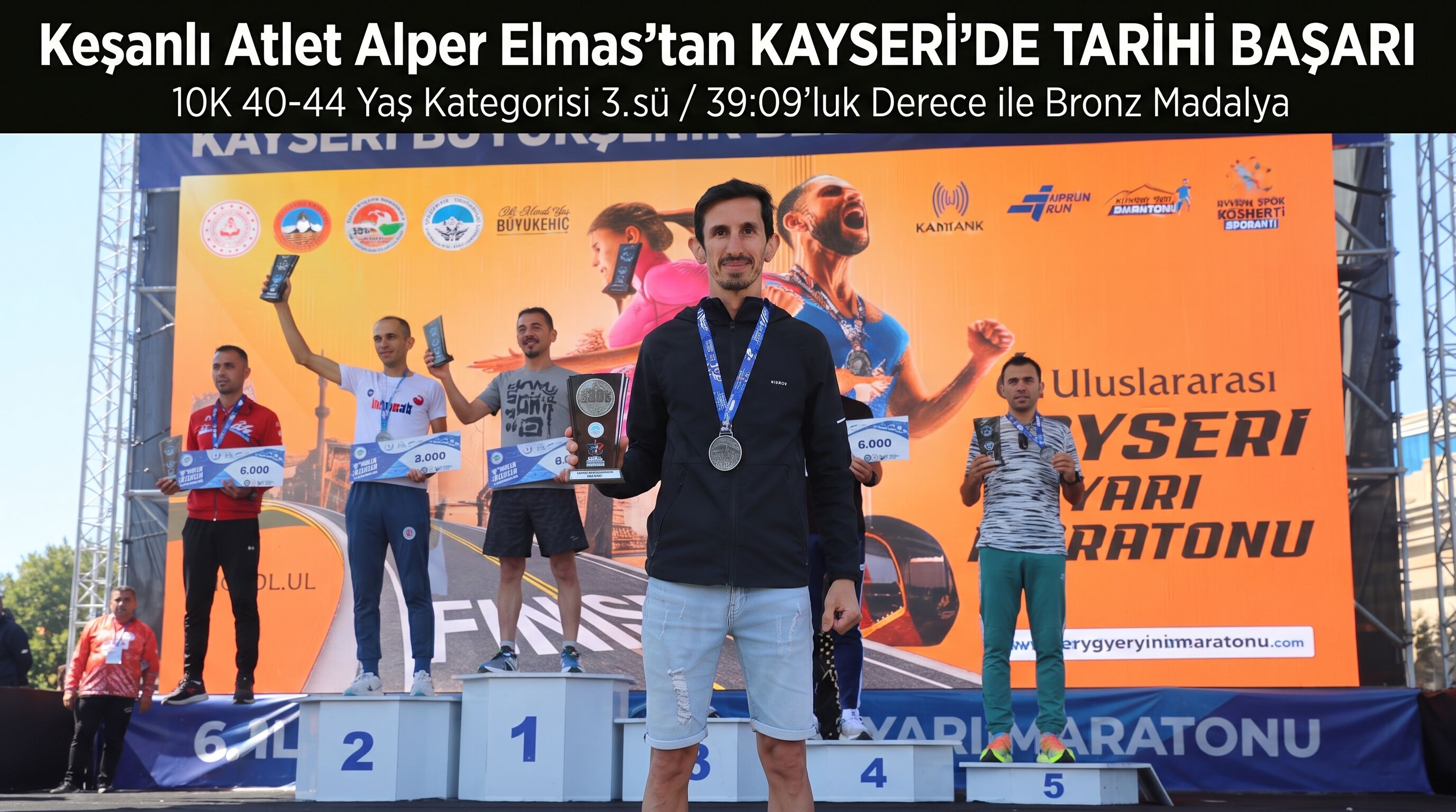 Keşanlı Atlet Alper Elmas’tan Kayseri’de tarihi başarı