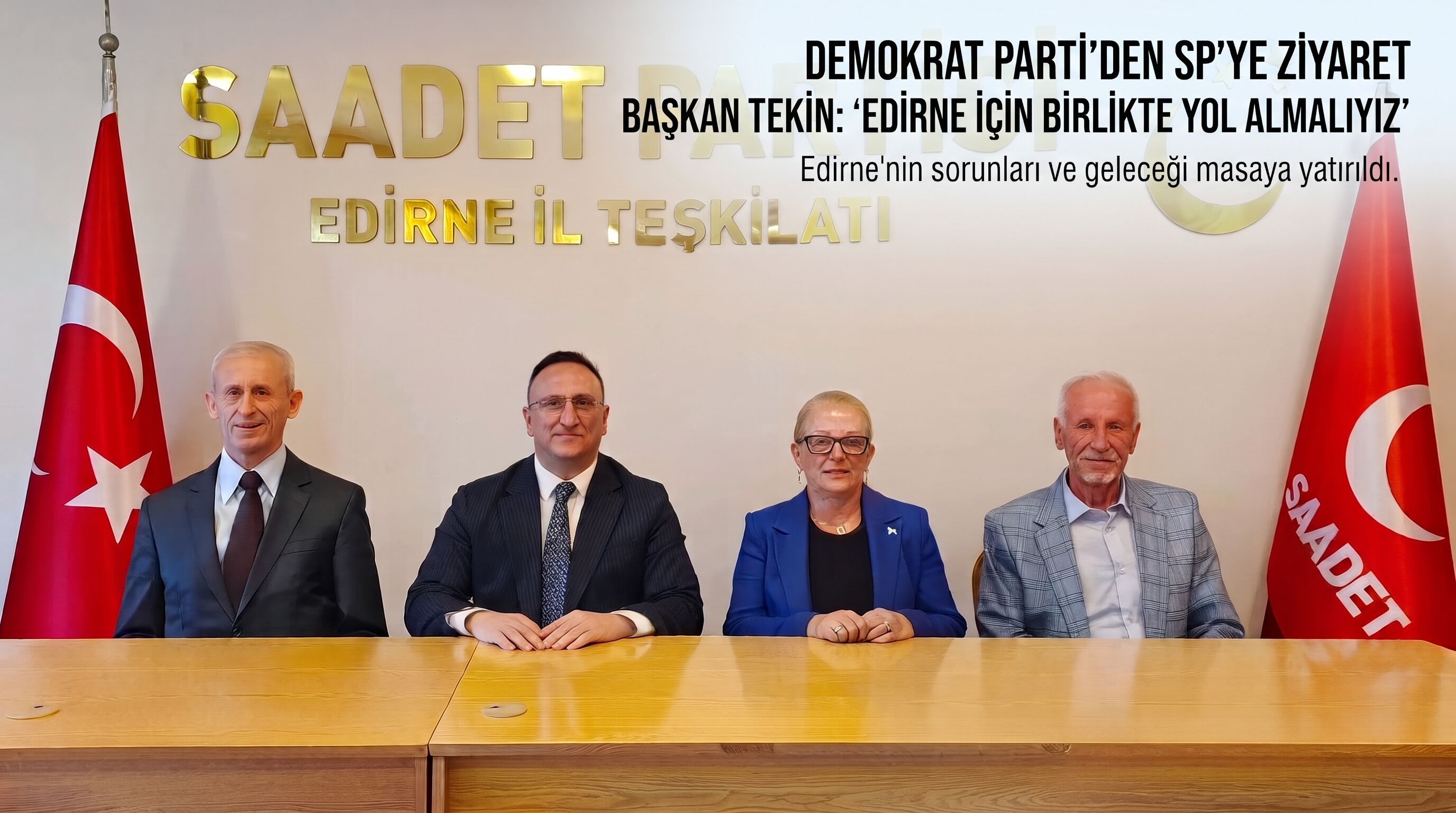 Demokrat Parti’den SP İl Başkanlığı’na ziyaret