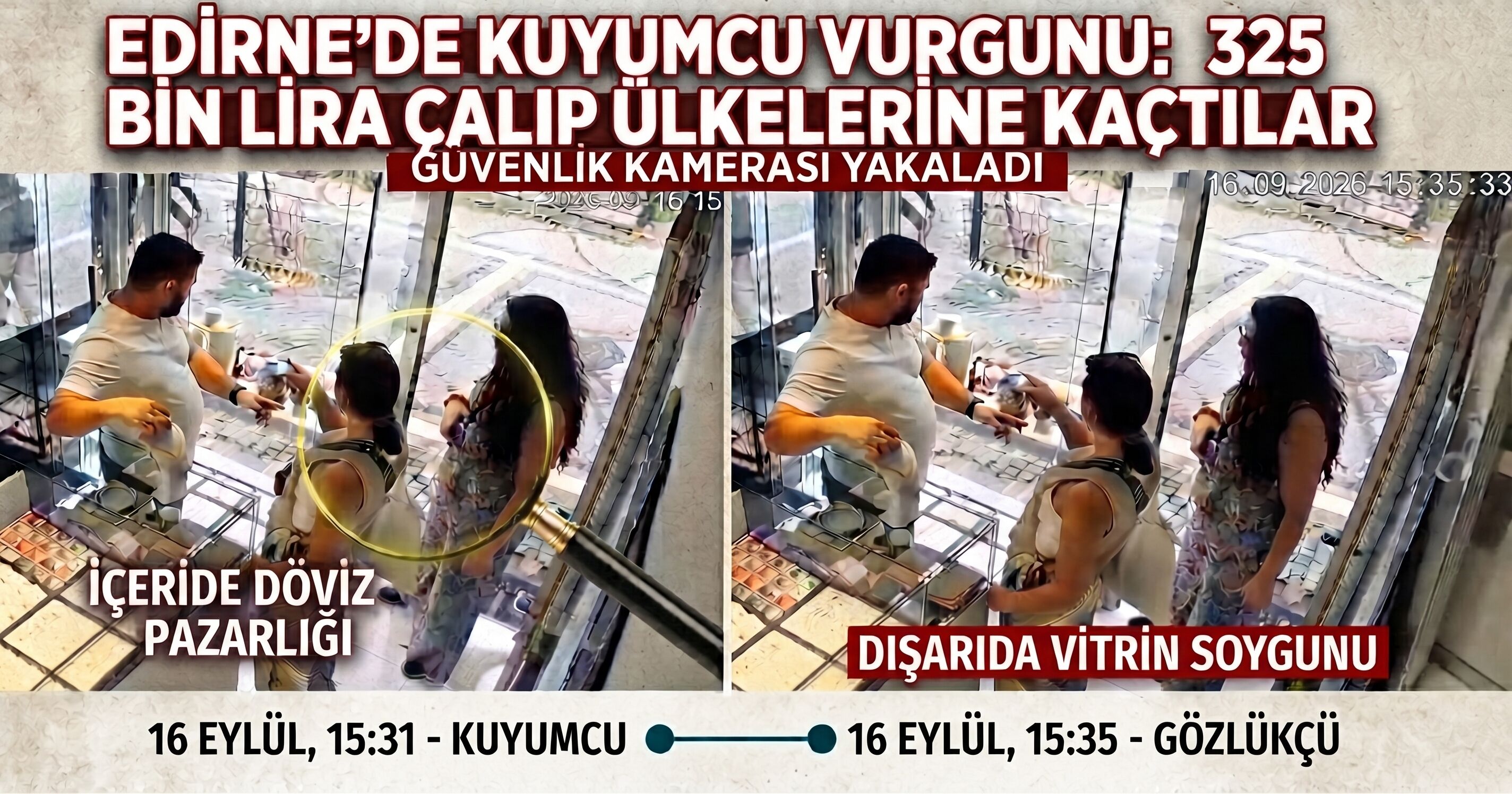 Bulgaristan uyruklu 2 kadının altın ve gözlük çaldı