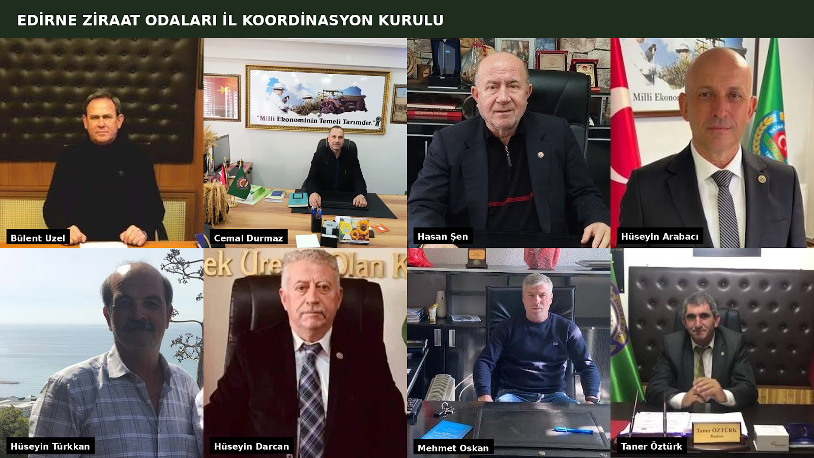 Edirne Ziraat Odasi Kapak