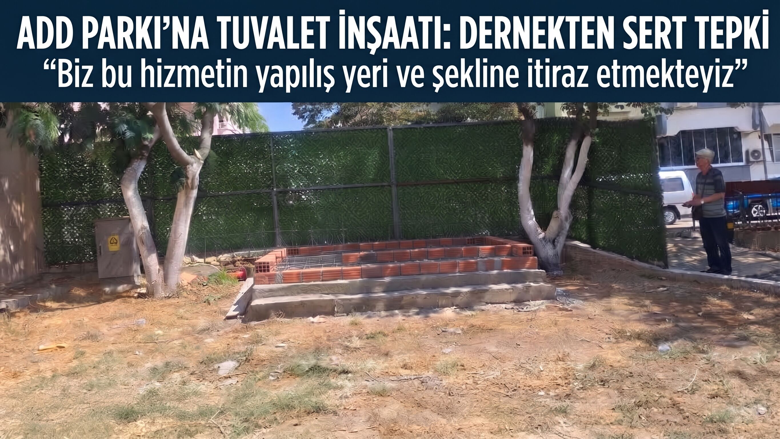 ADD'den Parka kurulan tuvaletle ilgili tepki açıklaması