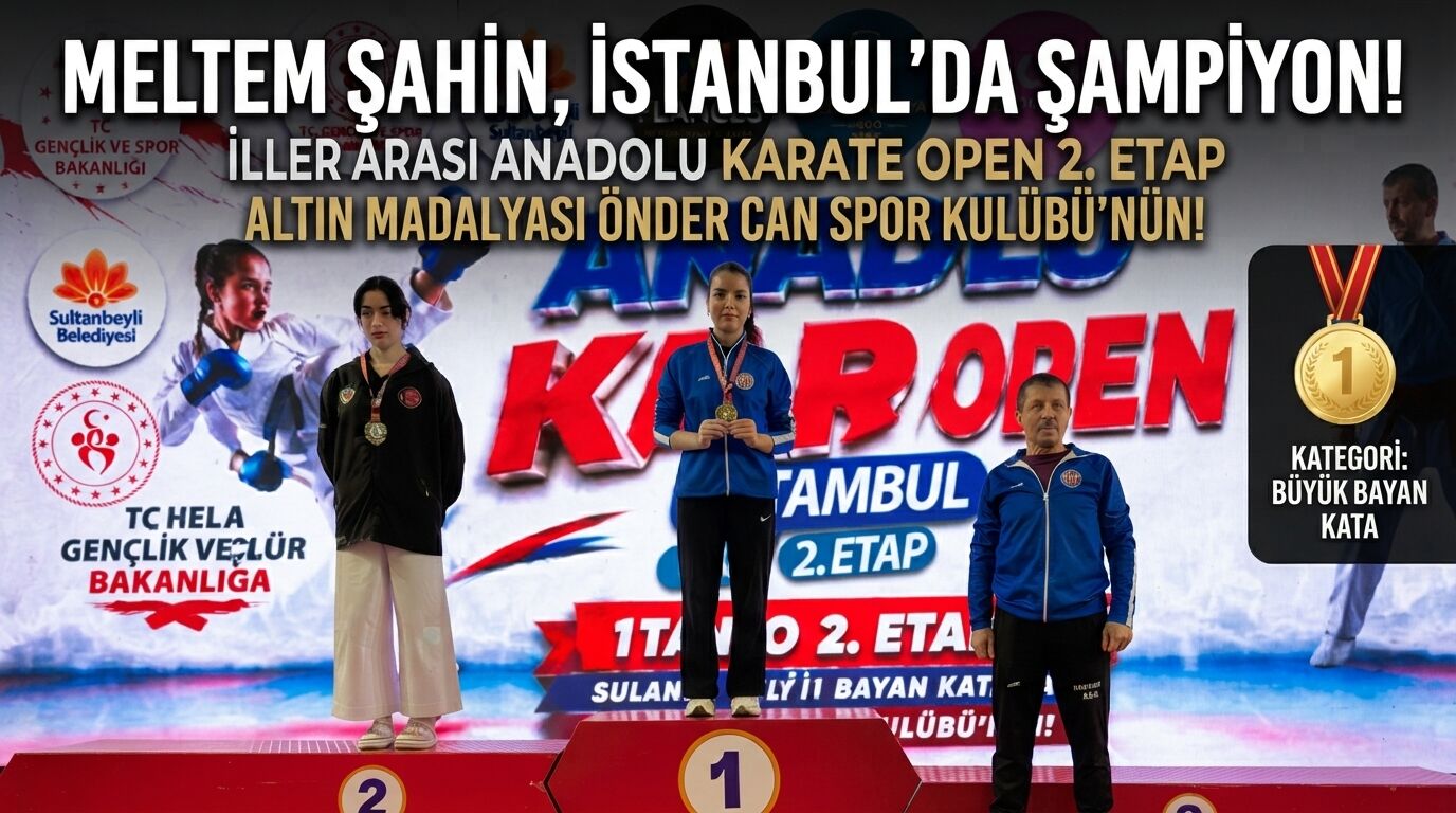 Meltem Şahin İstanbul’da şampiyon oldu