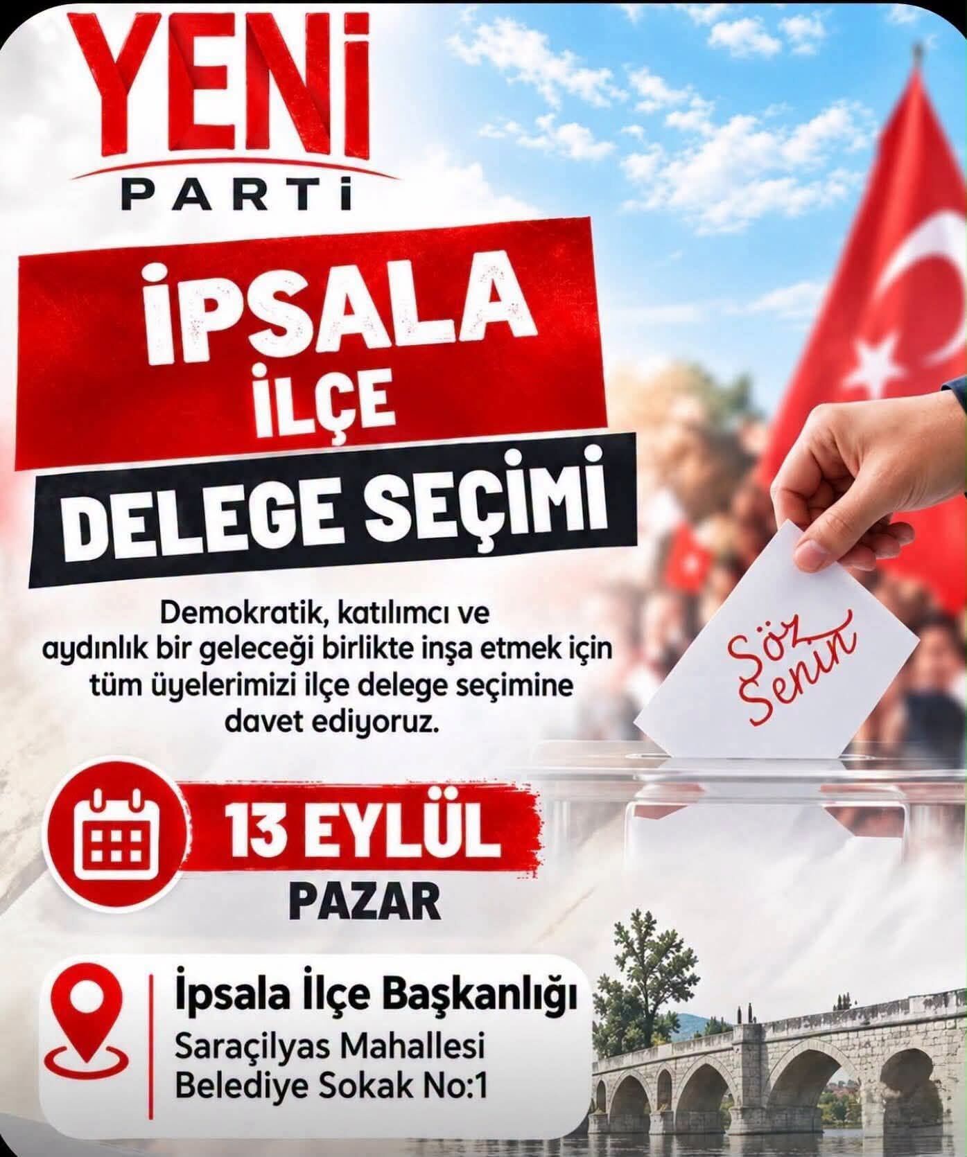 Yeni Parti Delege Seçimi